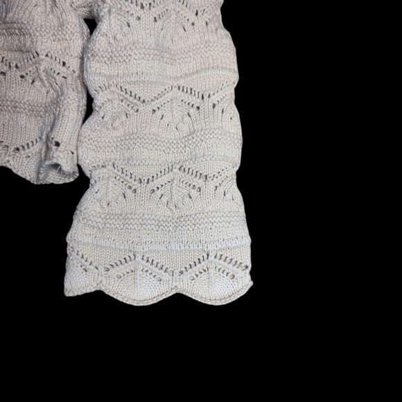 Zara Beige Knit Girls Cardigan - Picture 4 of 6